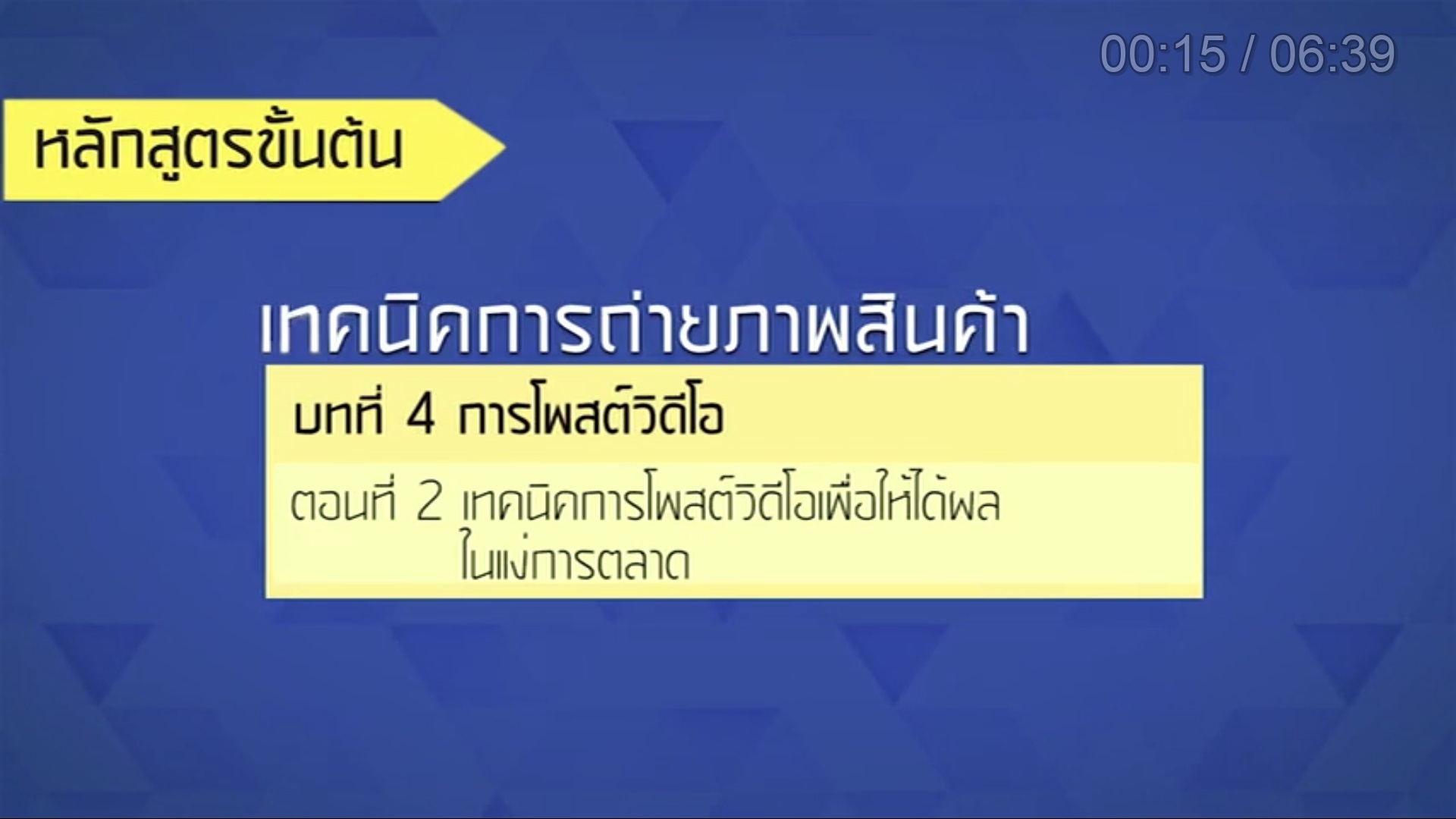 เรื่องที่ 45 การโพสต์วีดีโอ ตอนที่ 2